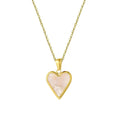 Moonstone Heart Necklace